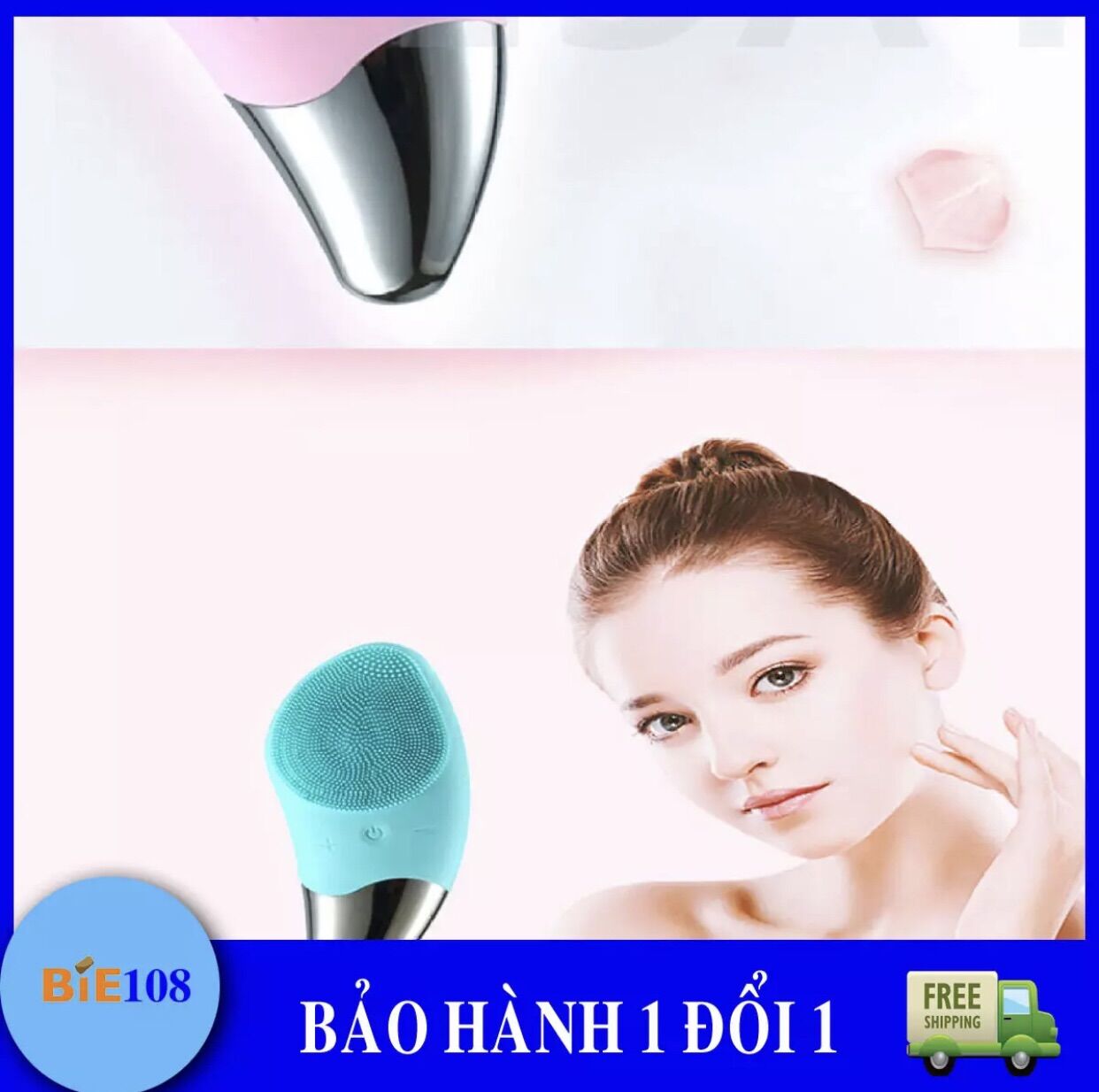 [HCM]MÁY RỬA MẶT .Máy massage da mặt làm se khít lô chân lông.