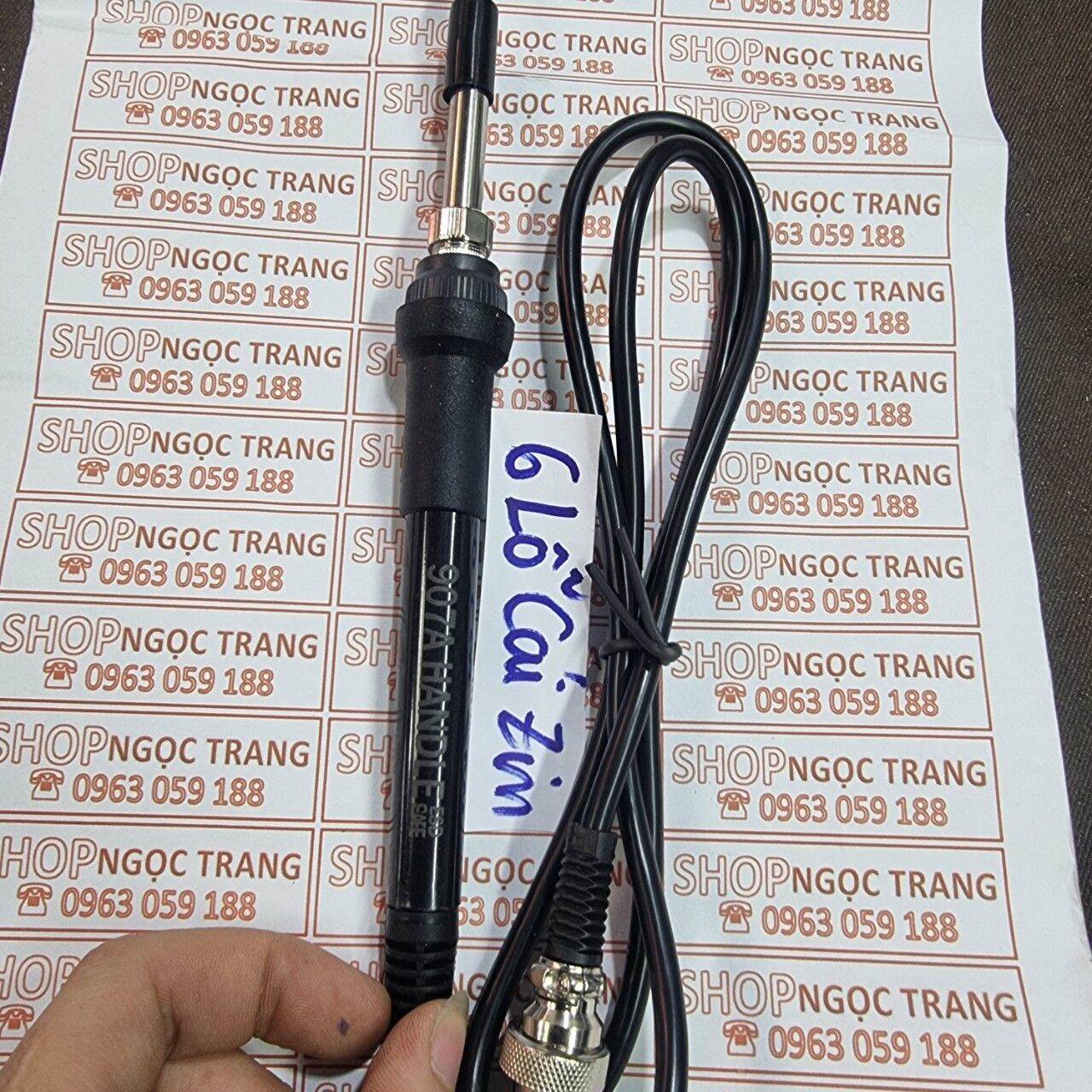Tay Hàn 6 Lỗ Cái Zin Cho Máy Hàn