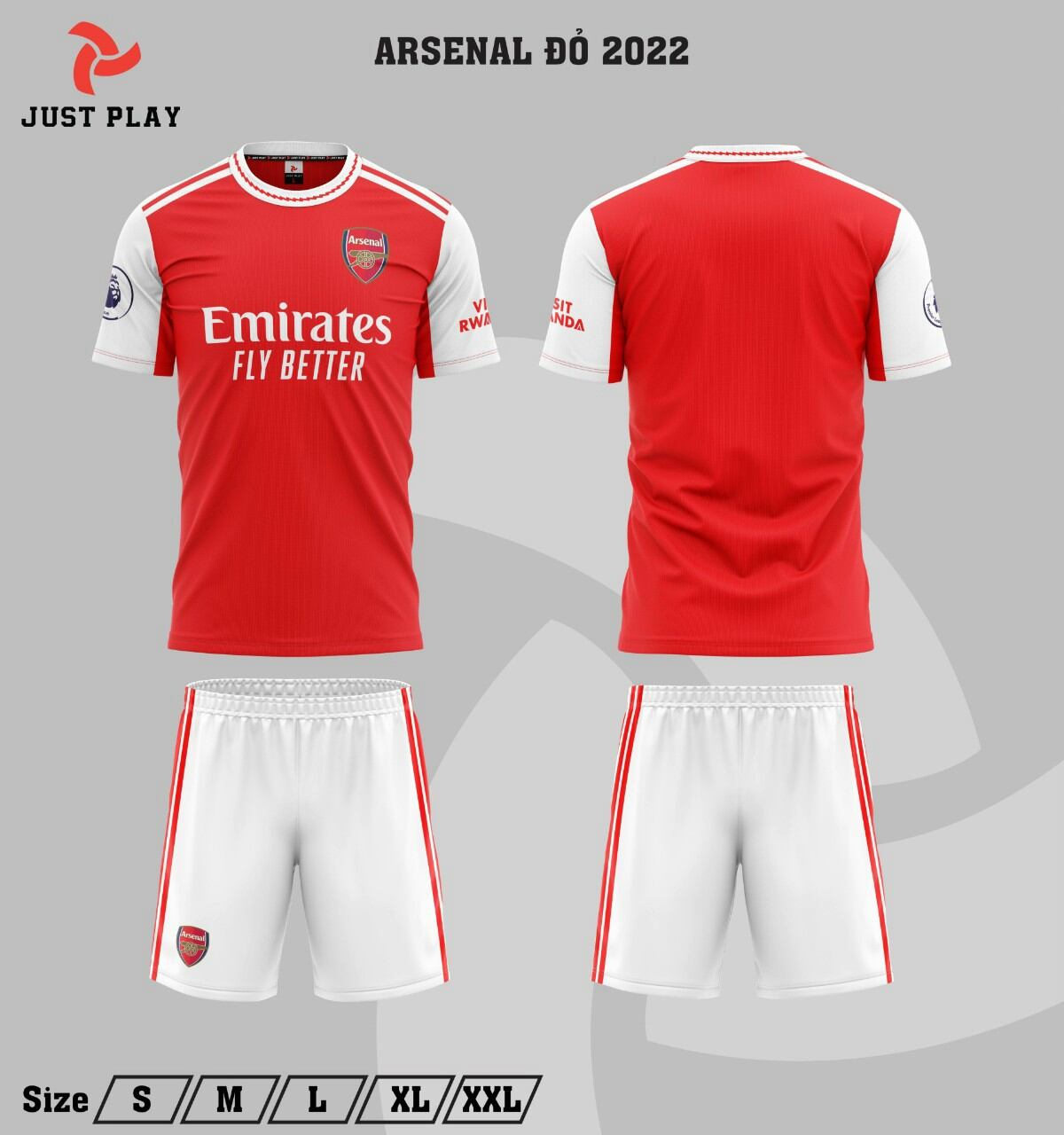 Quần áo bóng đá asenal 2022_2023