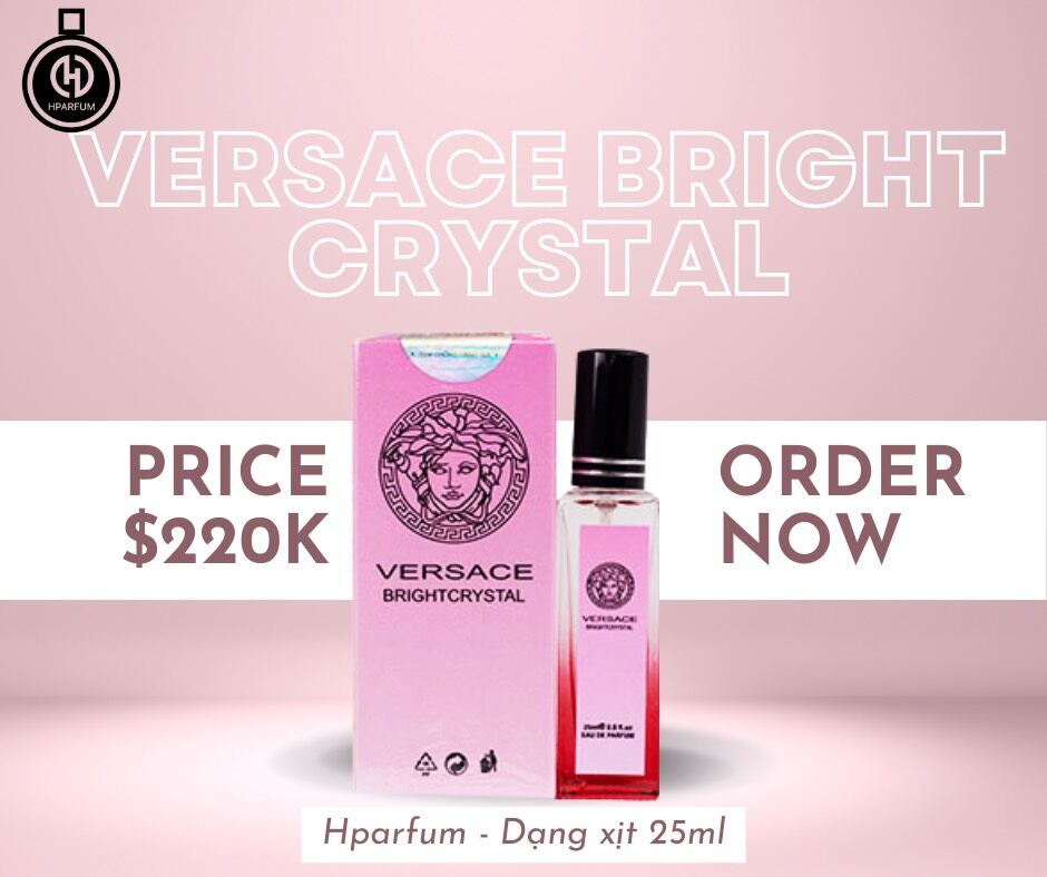 Nước hoa nữ Hparfum Versace Bright crystal EDP 25ml [ Siêu Sale ]