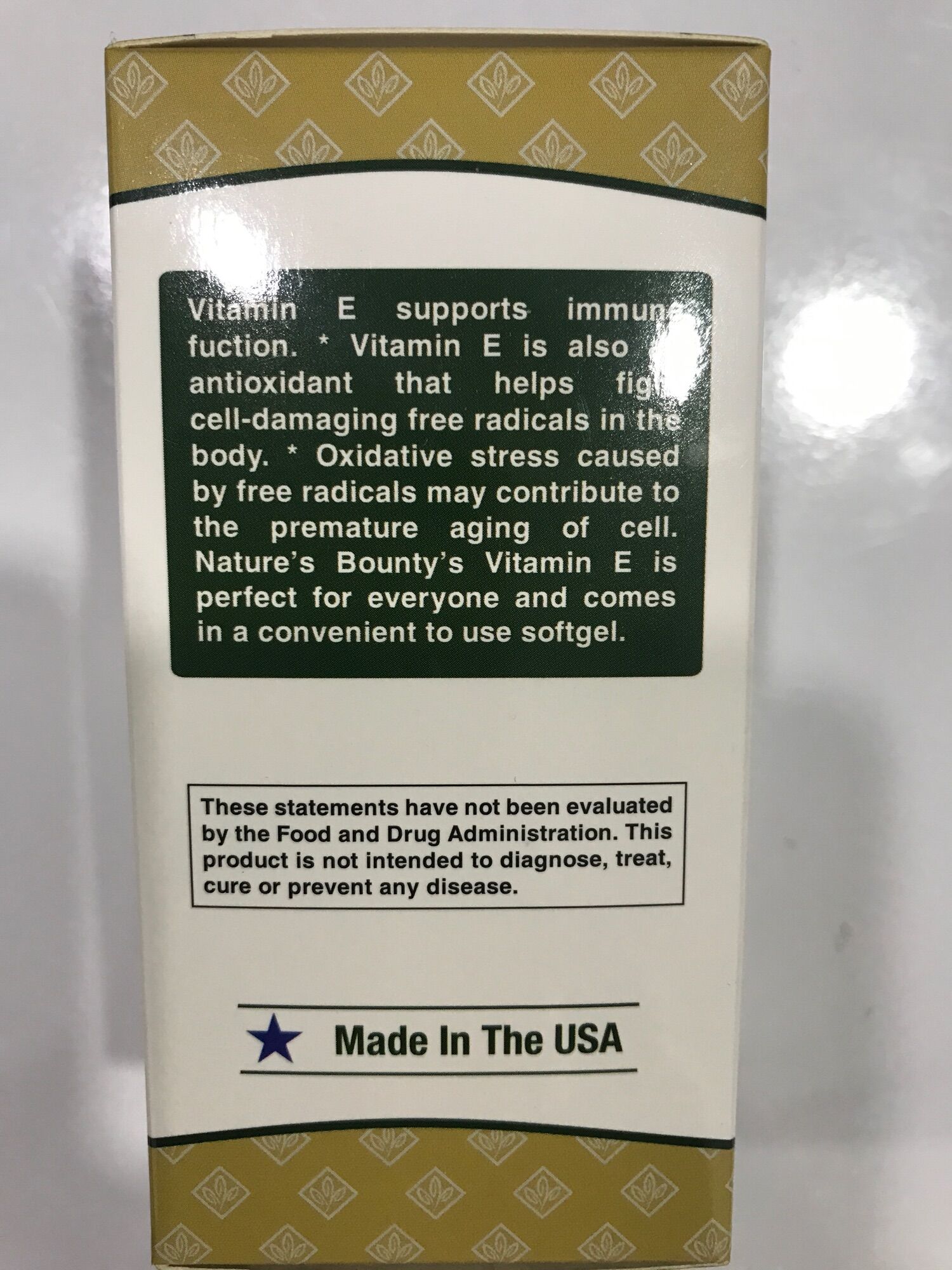 NATURE’S BOUNTY VITAMIN E 400IU