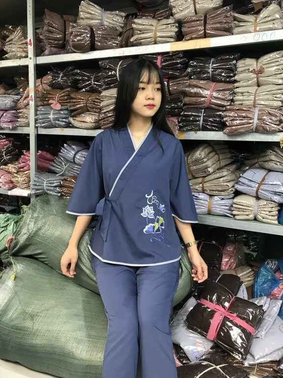 ĐỒ LAM ĐI CHÙA MẪU NỮ XÉO THÊU