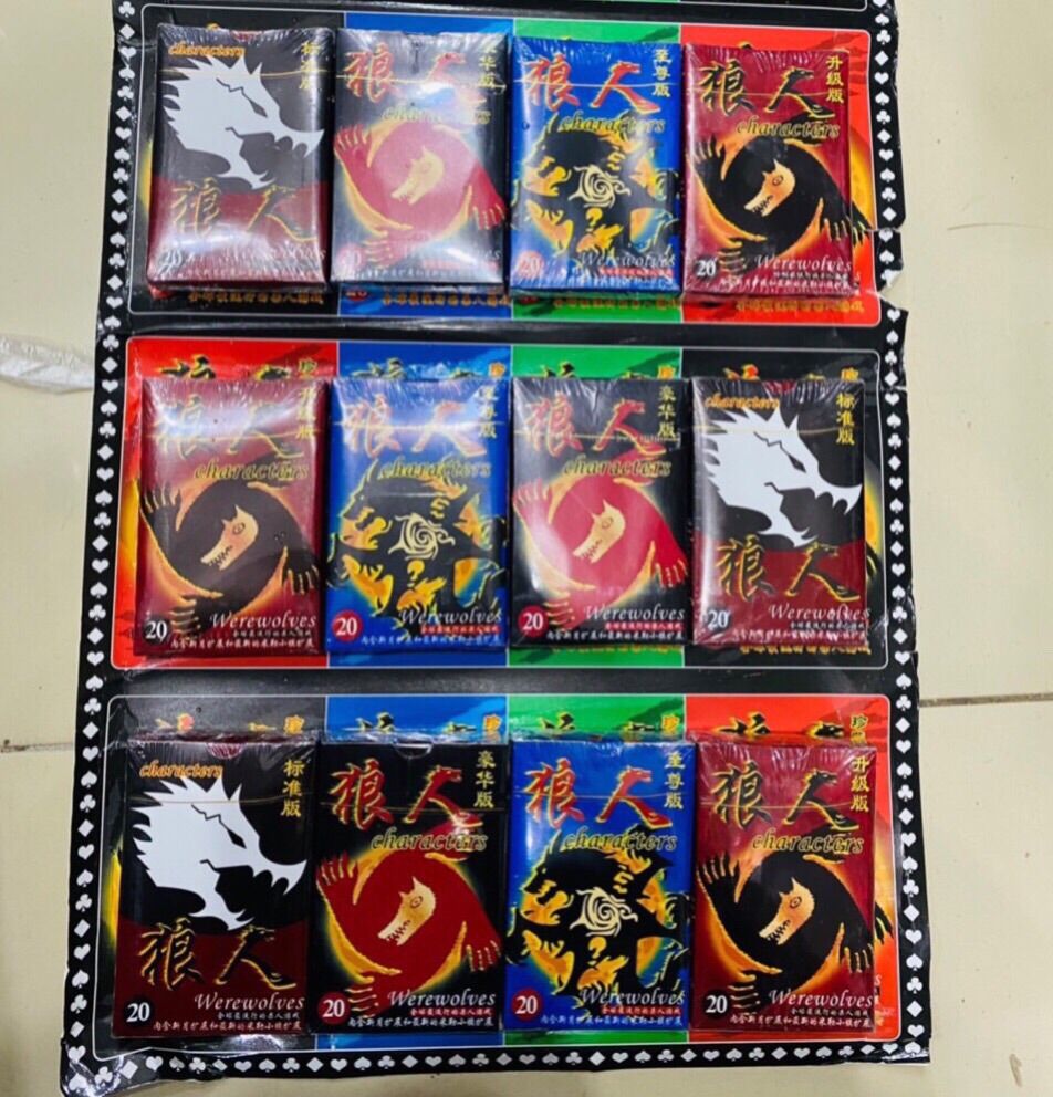 Bộ bài ma sói 50 và 110 lá siêu đẹp