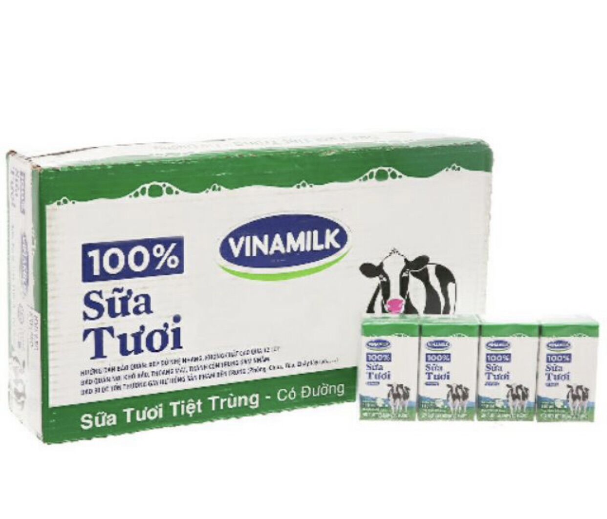 Sữa Tươi vinamilk 110ml/lốc 4 hộp