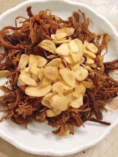KHÔ HEO CHÁY TỎI HÀNH PHI - Hủ 500gr (Giao toàn quốc)