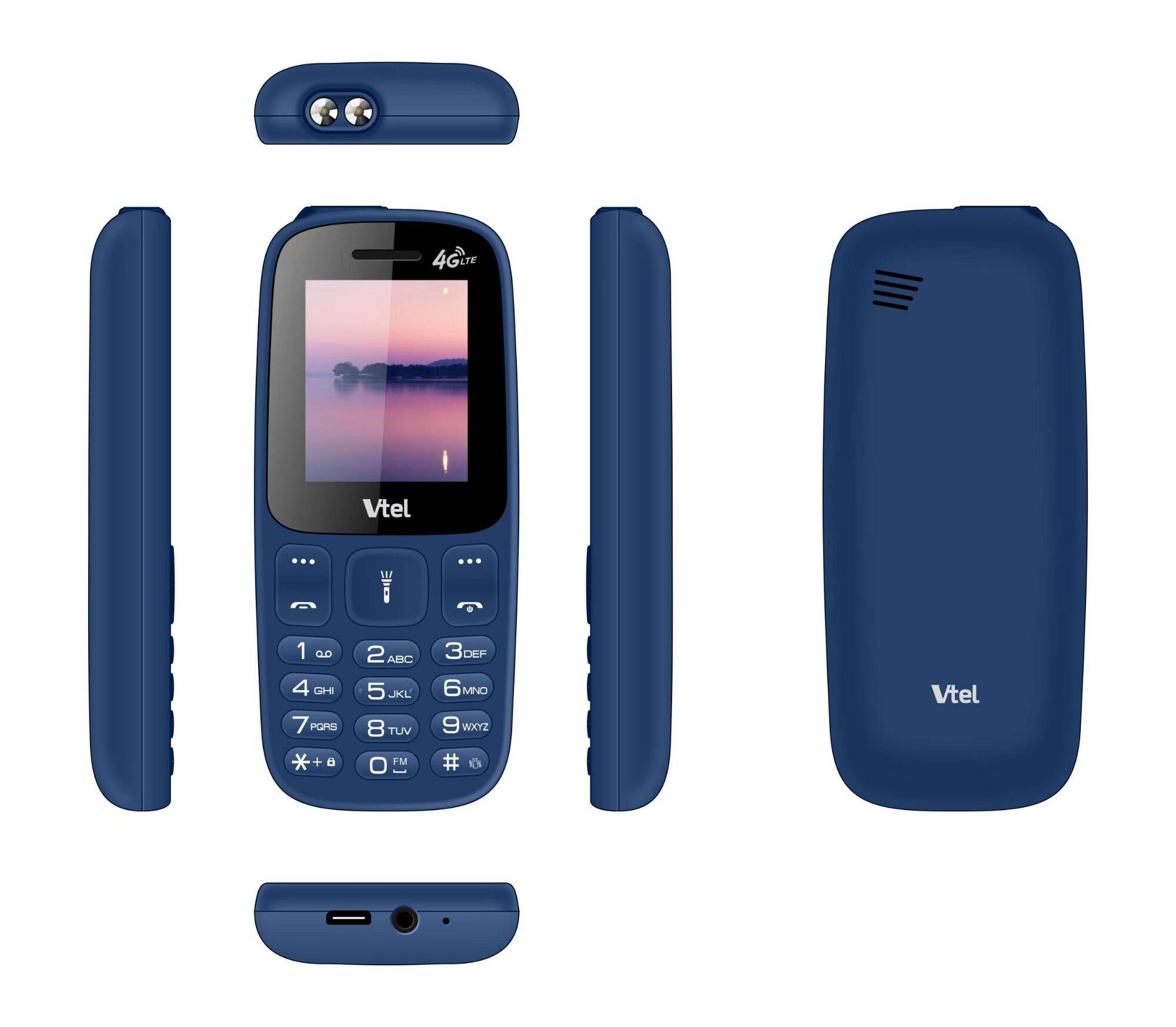 Điện thoại 4G  Vtel (2sim) chính hãng fullbox