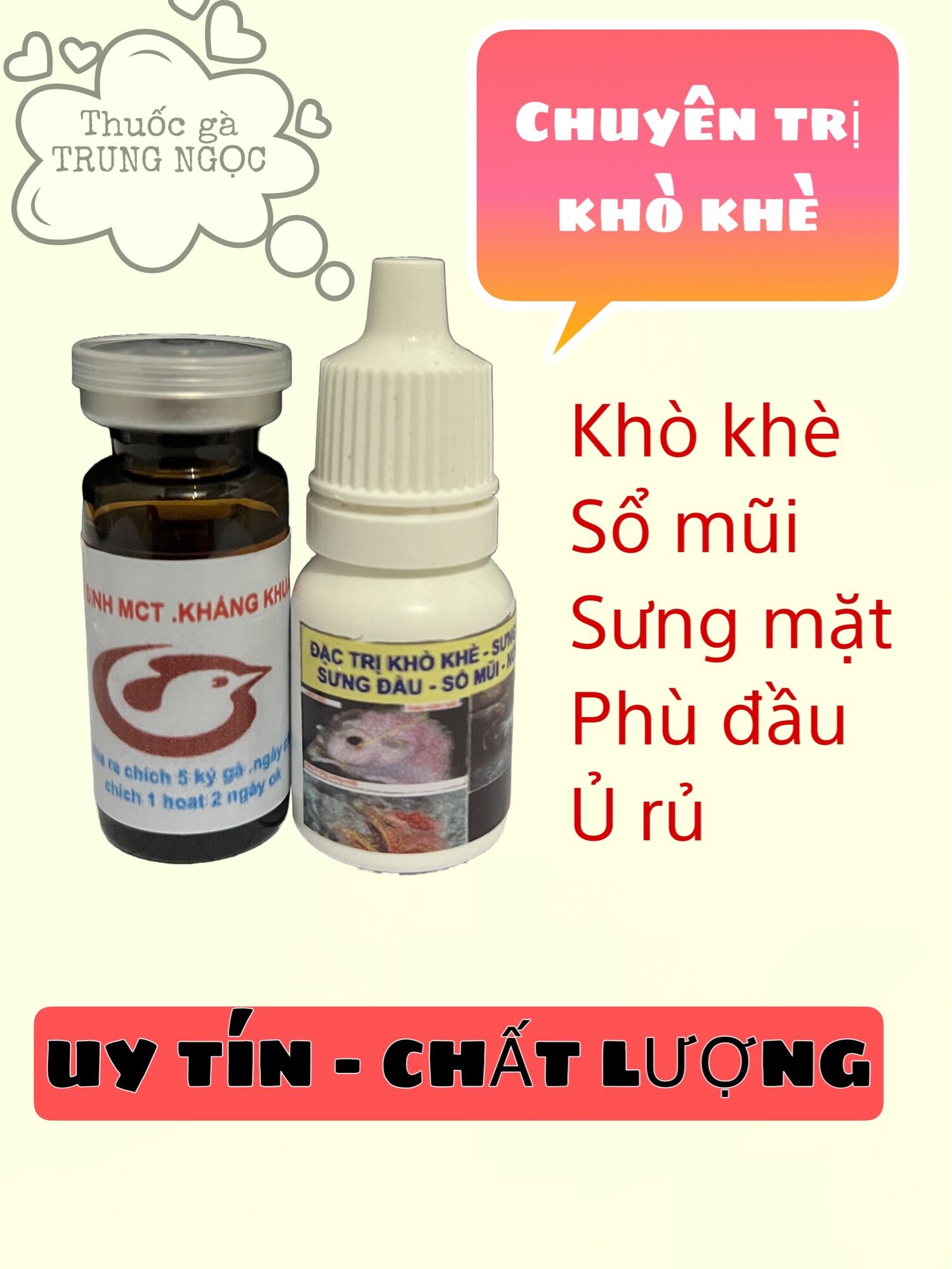 Đặc trị khò khè ở gà