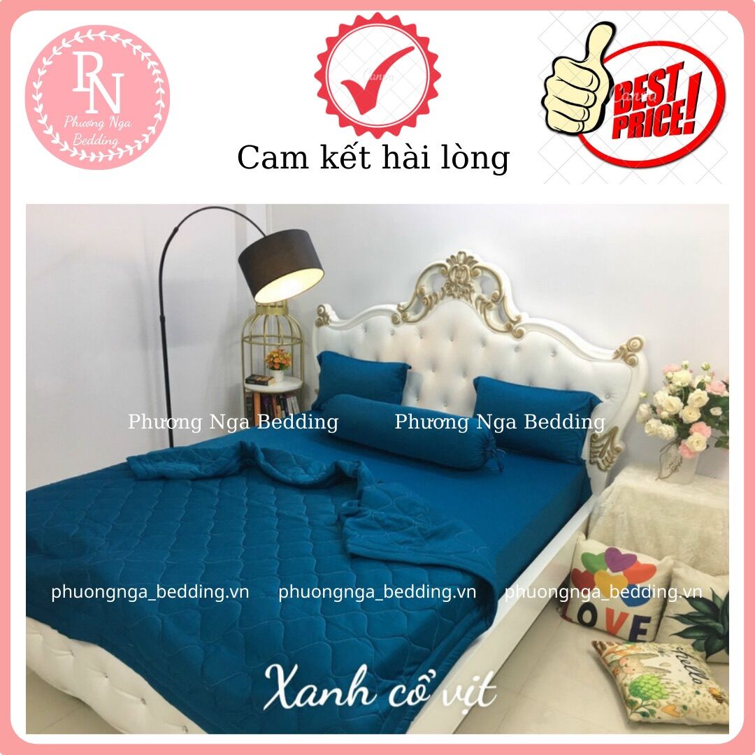 Bộ ga mền 5 món thun lạnh Hàn Quốc cao cấp