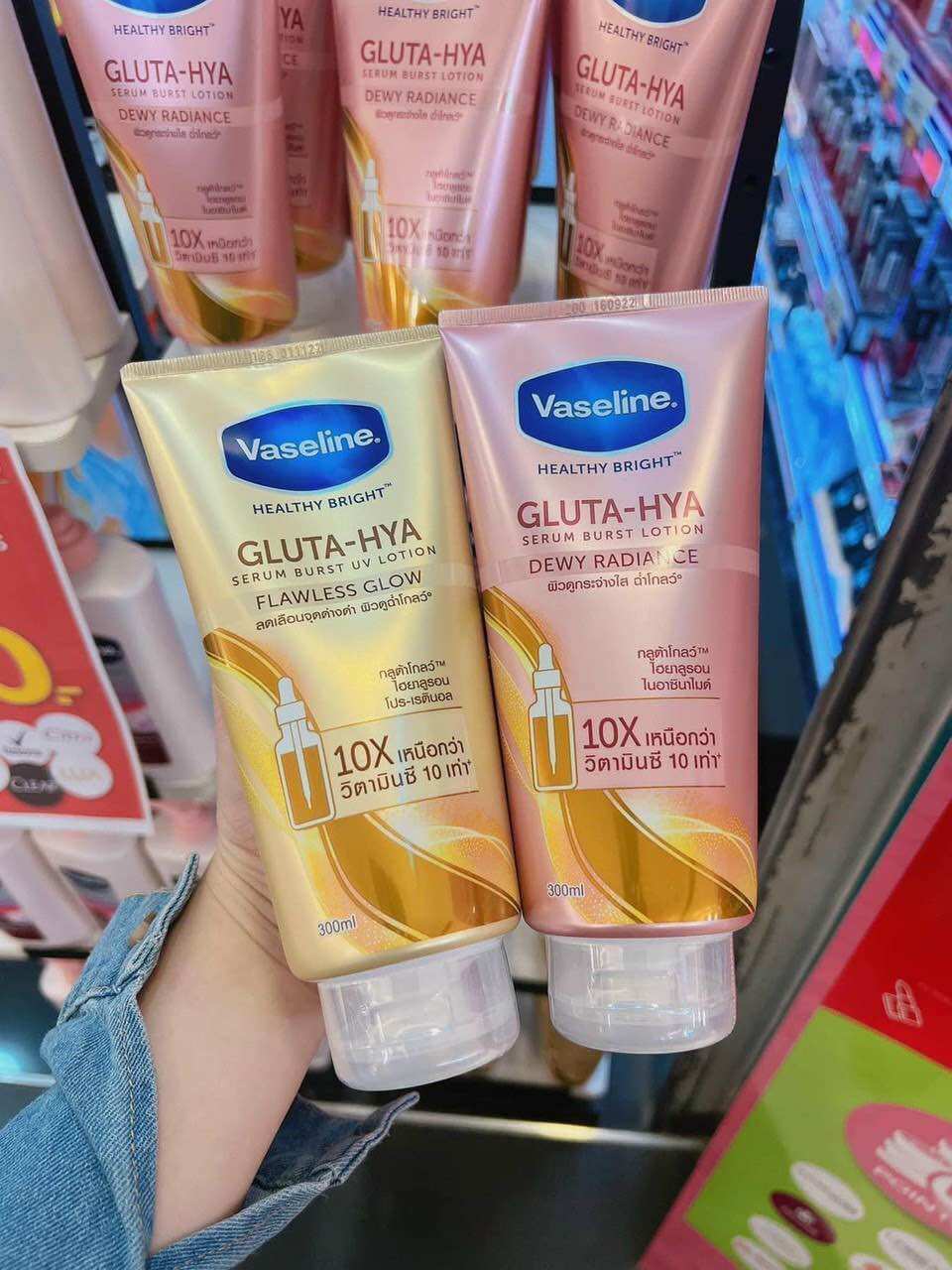 Sữa Dưỡng Thể Trắng Da Vaseline Gluta-Hya Serum Burst lotion