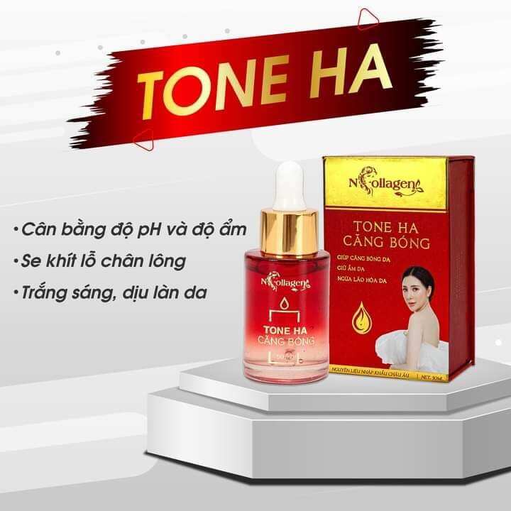 Toner ha căng bóng cấp nước, cấp ẩm ncollagen