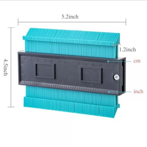 Thước sao chép hình dạng đa năng 13cm/25cm