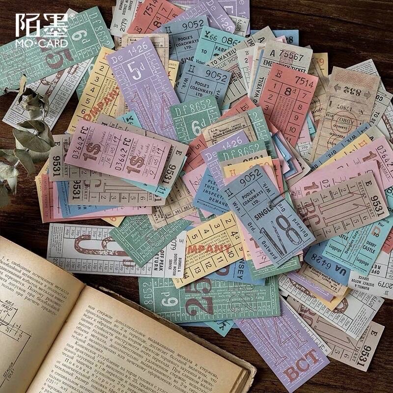 Mix 10 Mẫu Ticket Dùng Để Trang Trí