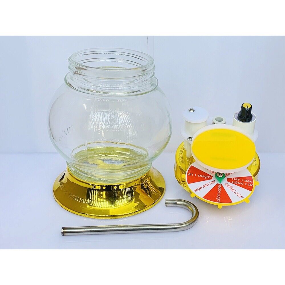 Máy rót rượu tự động , đặt ly tự động rót 0.9ml