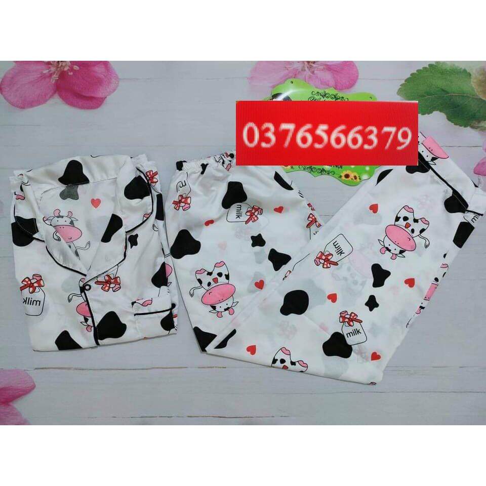 Pizama tay cộc quần dài