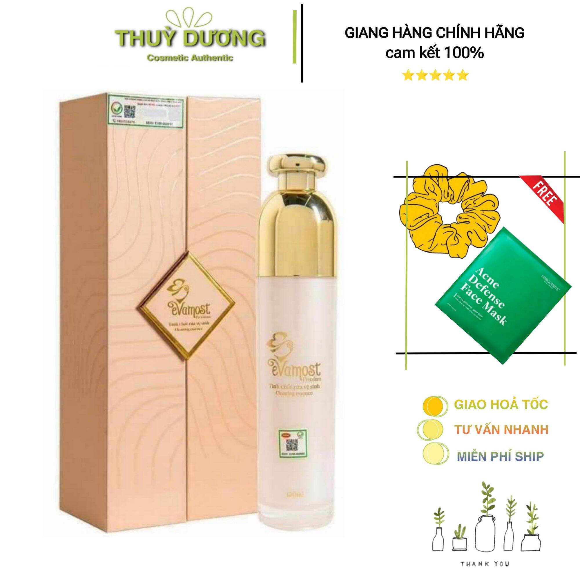 Tinh chất vệ sinh Evamost Nhã Phương làm việc kháng viêm
