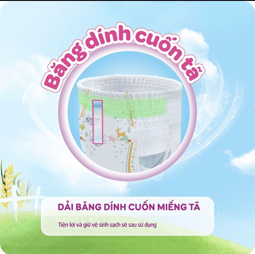 Tả quần Bobby XL84 +8 miếng gạo non mới