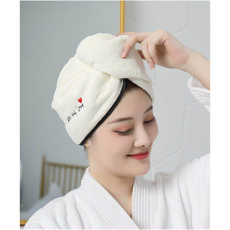 Khăn Quấn Tóc Nhanh Khô Thần Thánh