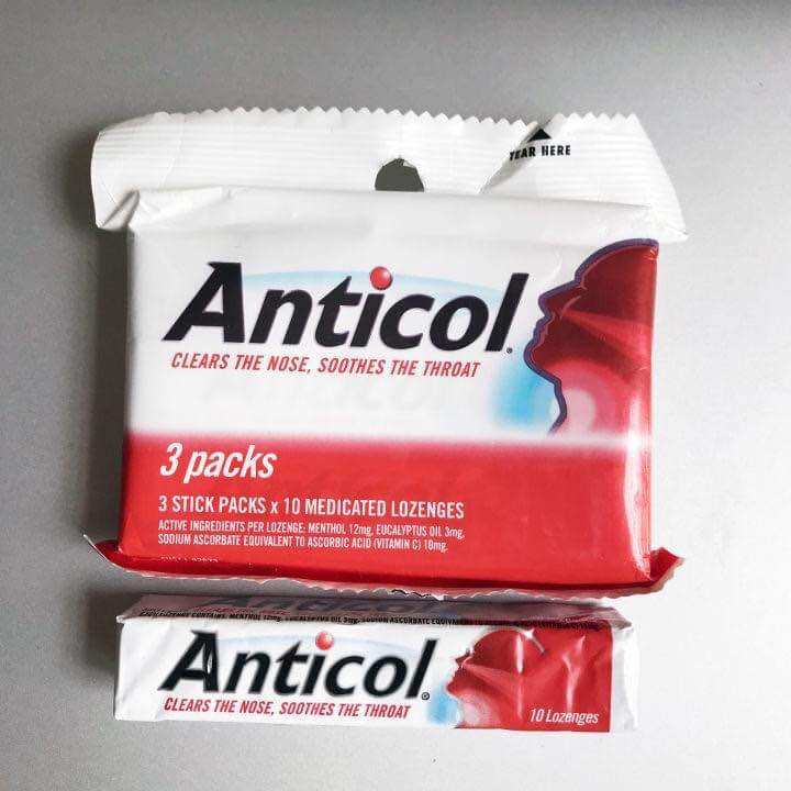 🌿 nestlé úc🌿 kẹo ngậm bạc hà anticol / soothers 🌿 30 viên 🌿
