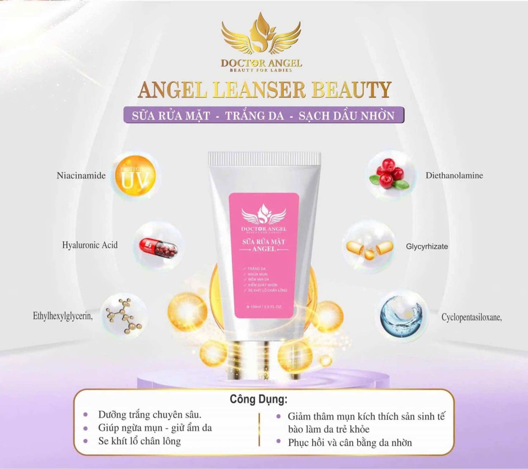 SỮA RỬA MẶT Y TẾ VIỆN DA ANGEL