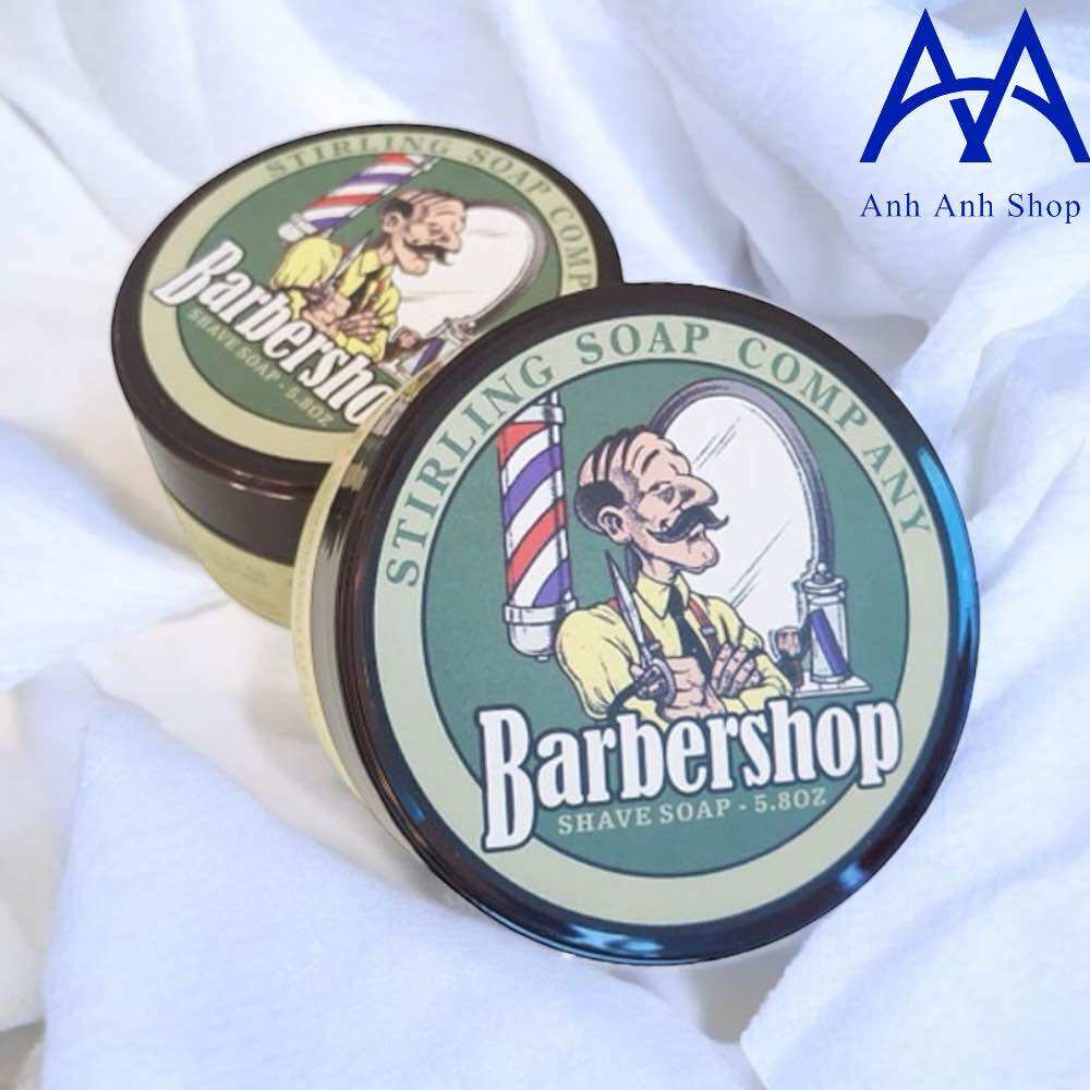 Sáp vuốt tóc cứng - mềm cho nam nữ Barbershop Shave Soap 100gr