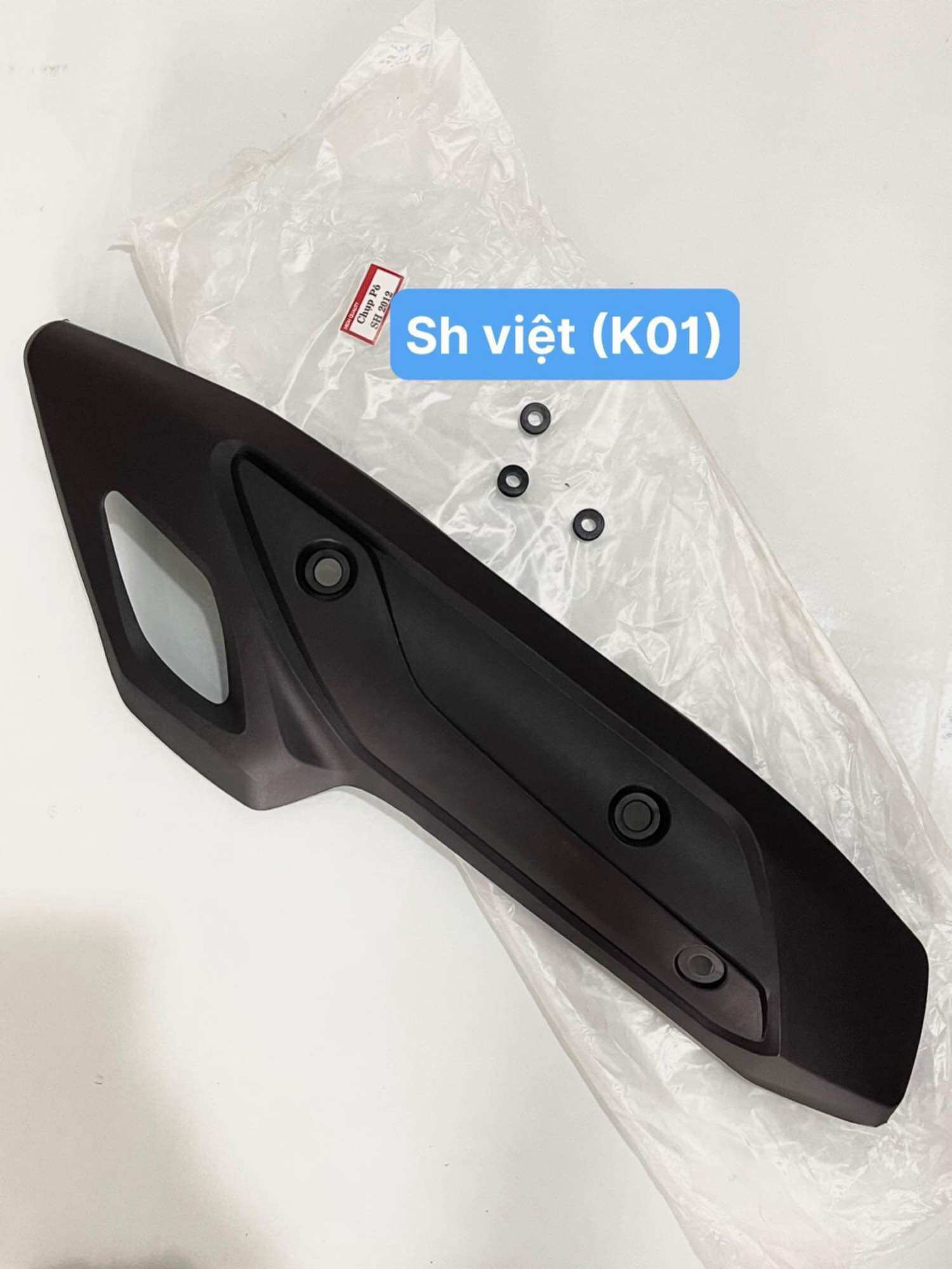 Ốp che pô sh 2012 đến 2016 , nhựa loại dày theo xe