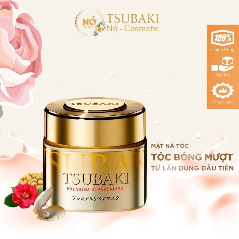 Mặt nạ tóc cao cấp phục hồi hư tổn tsubaki - ủ tóc cao cấp tsubaki 180g