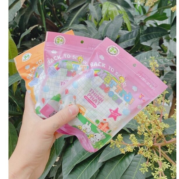 Túi 10 cái Khẩu trang N99 Thịnh Phát Mặt trời bé con cho bé từ 3-8 tuổi hoạ tiết ngẫu nhiên