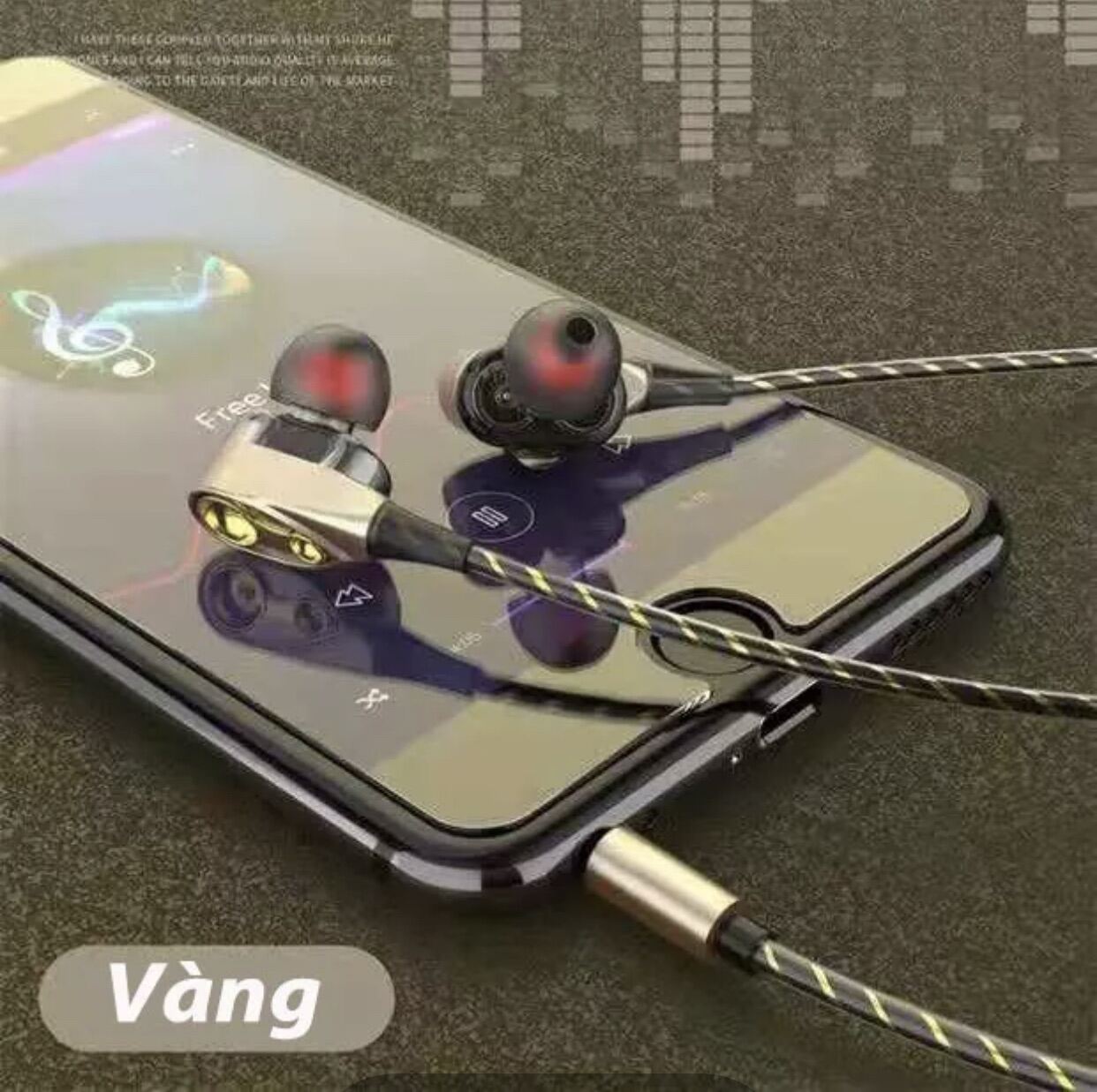 Tai Nghe Nhét Tai Có Dây Chơi Game Nghe nhạc Có Mic Cho điện thoại Android Samsung Xiaomi OPPO Huawei, Pc