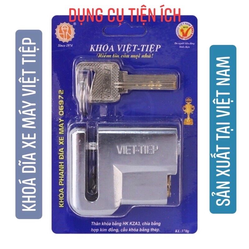 Khoá Phanh Dĩa xe máy Việt tiệp