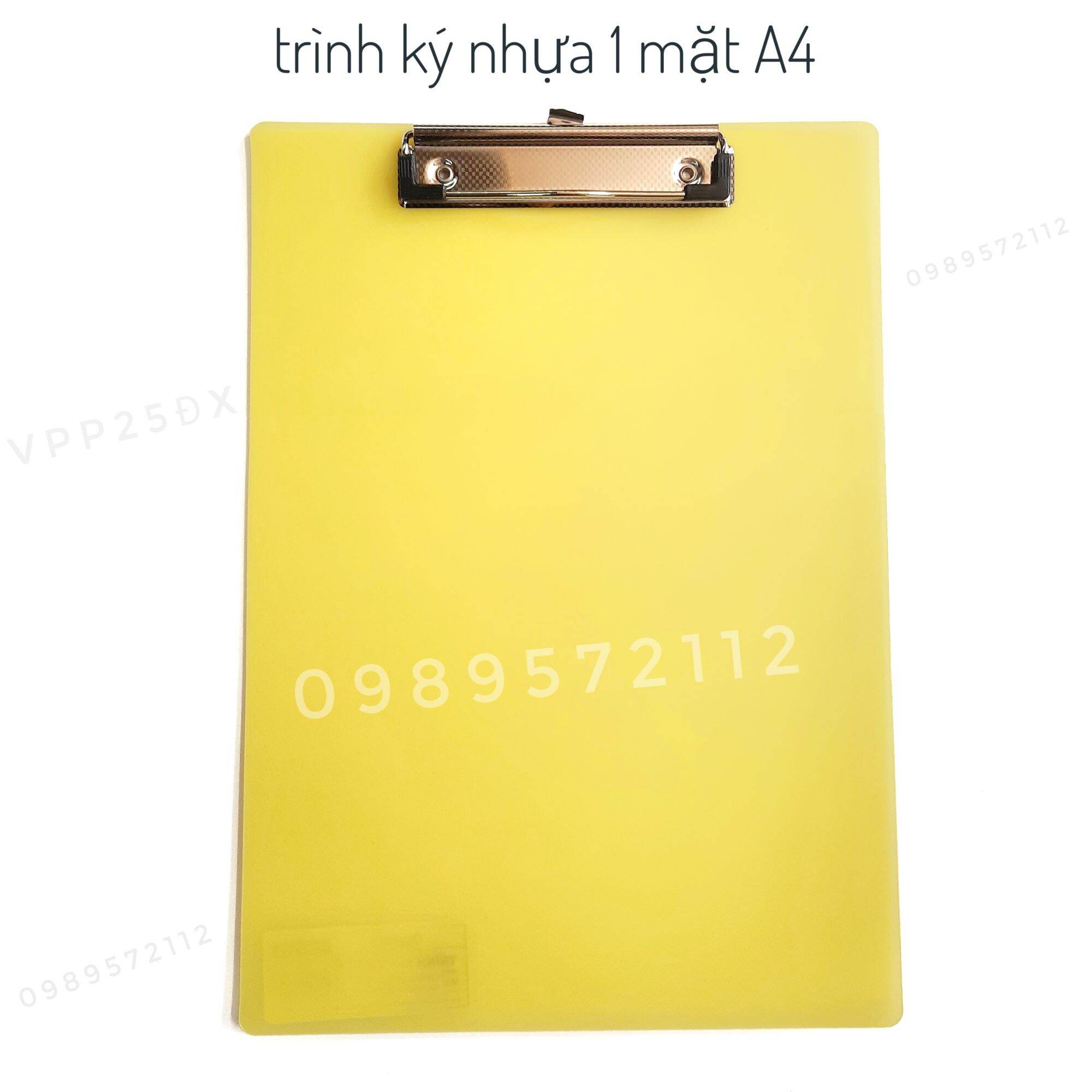 Trình ký nhựa 1 mặt A4