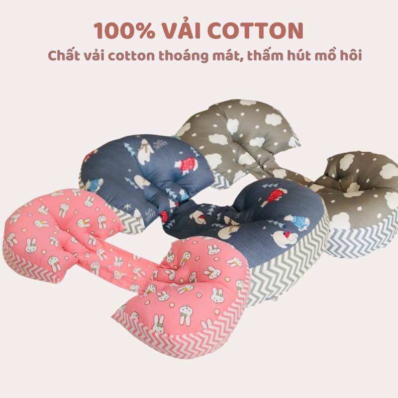 Gối bầu cánh tiên kèm gối phụ, gối bà bầu cánh tiên dành cho mẹ bầu