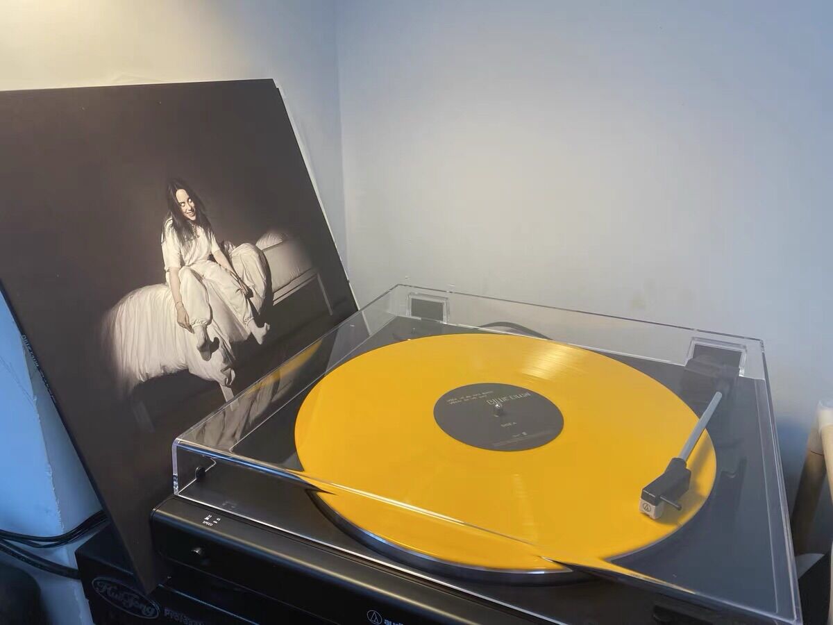 Đĩa nhạc than Billie Eilish When we all fallasleep 12 inch