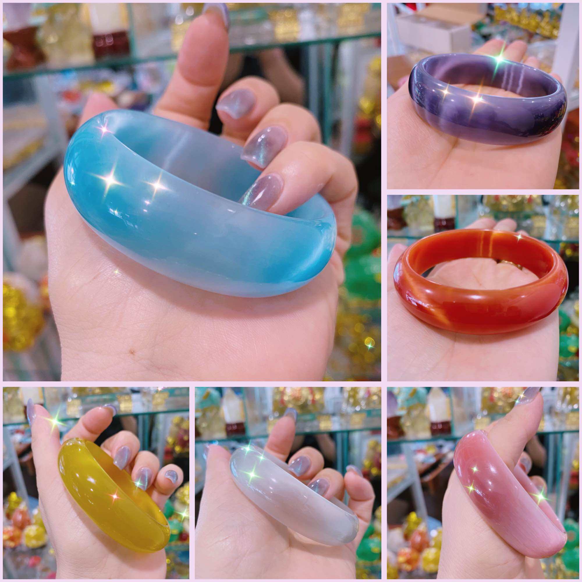  Vòng tay đá mắt mèo bản hẹ 2cm theo phong thuỷ ngũ hành 