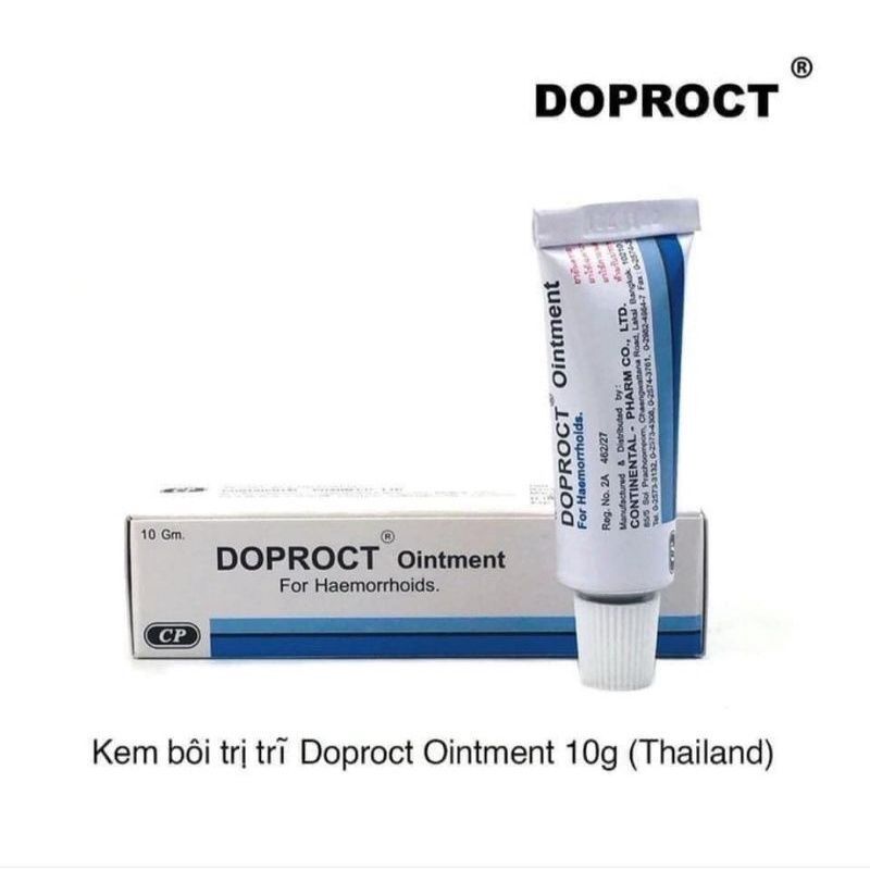 Kem bôi trĩ Doproct thái lan