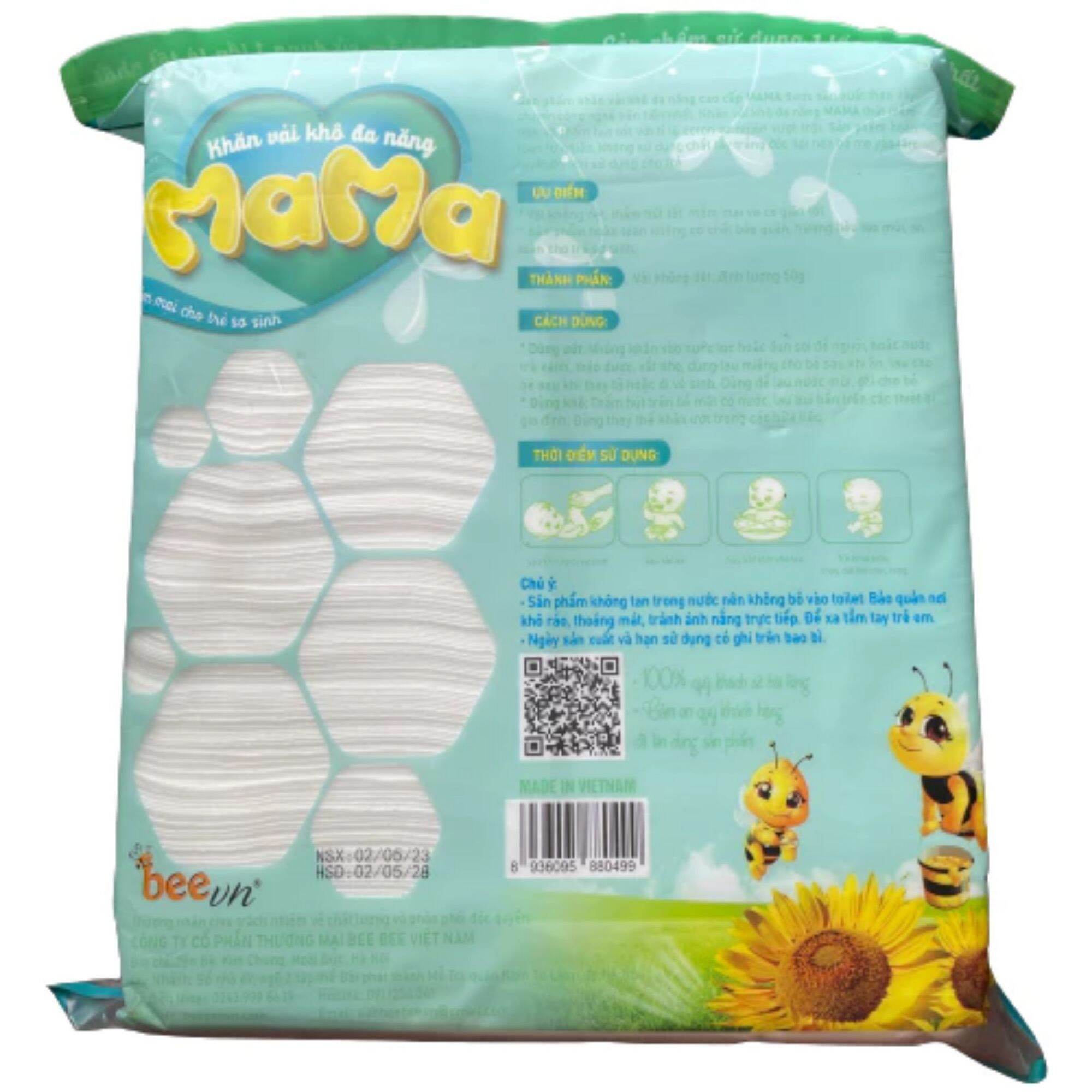 Khăn vải khô đa năng mama 900 gram