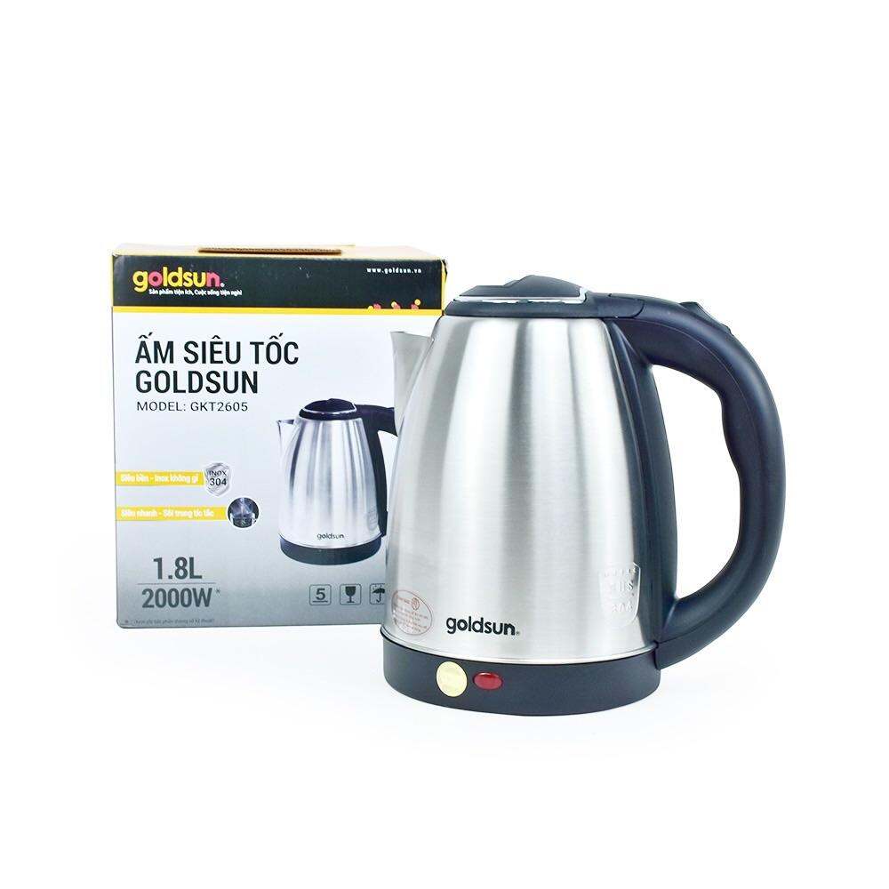 Ấm siêu tốc Goldsun GKT2605, ấm đun nước siêu tốc