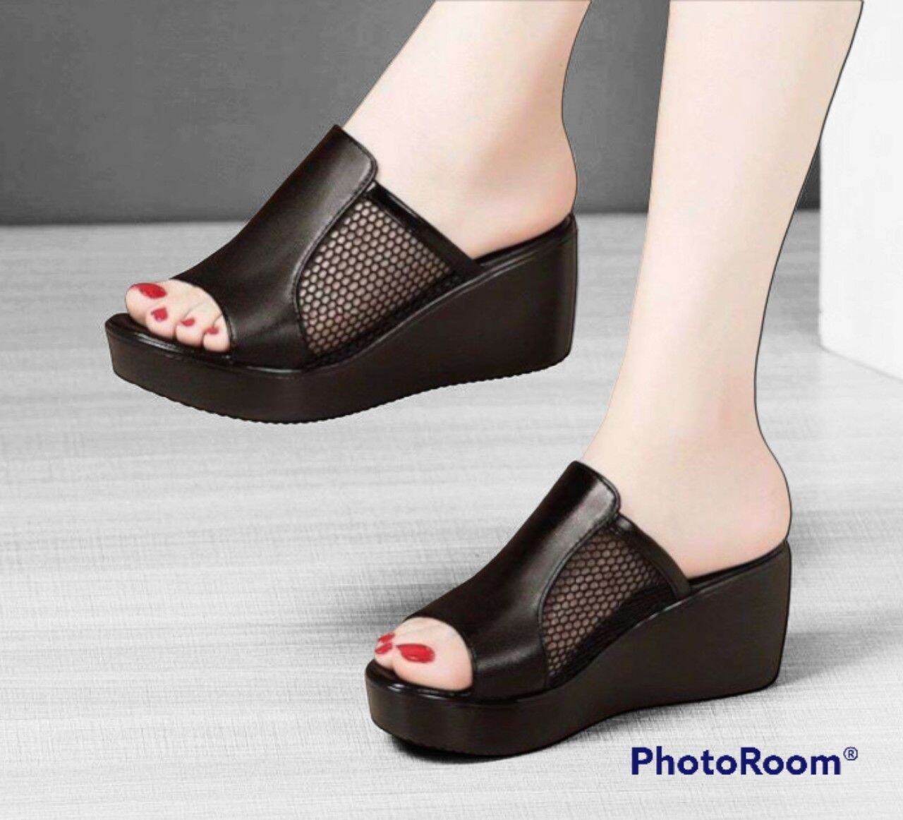 Dép đế xuồng phối lưới kiểu mới GPSHOP