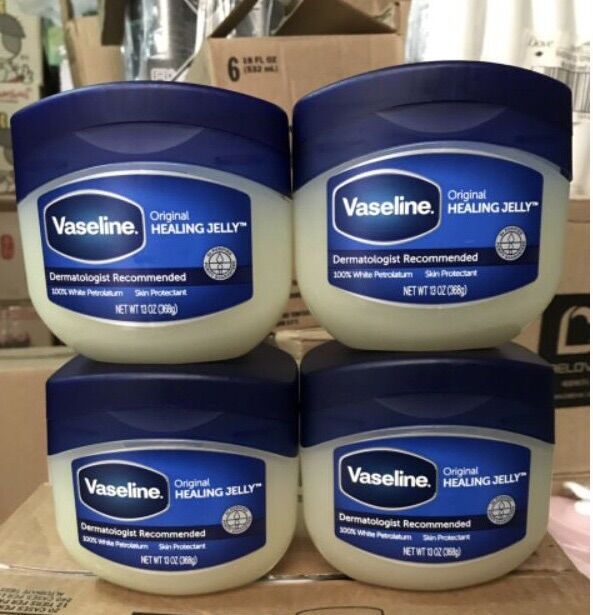 368g)sáp dưỡng ẩm vaseline pure petroleum jelly 368g của mỹ