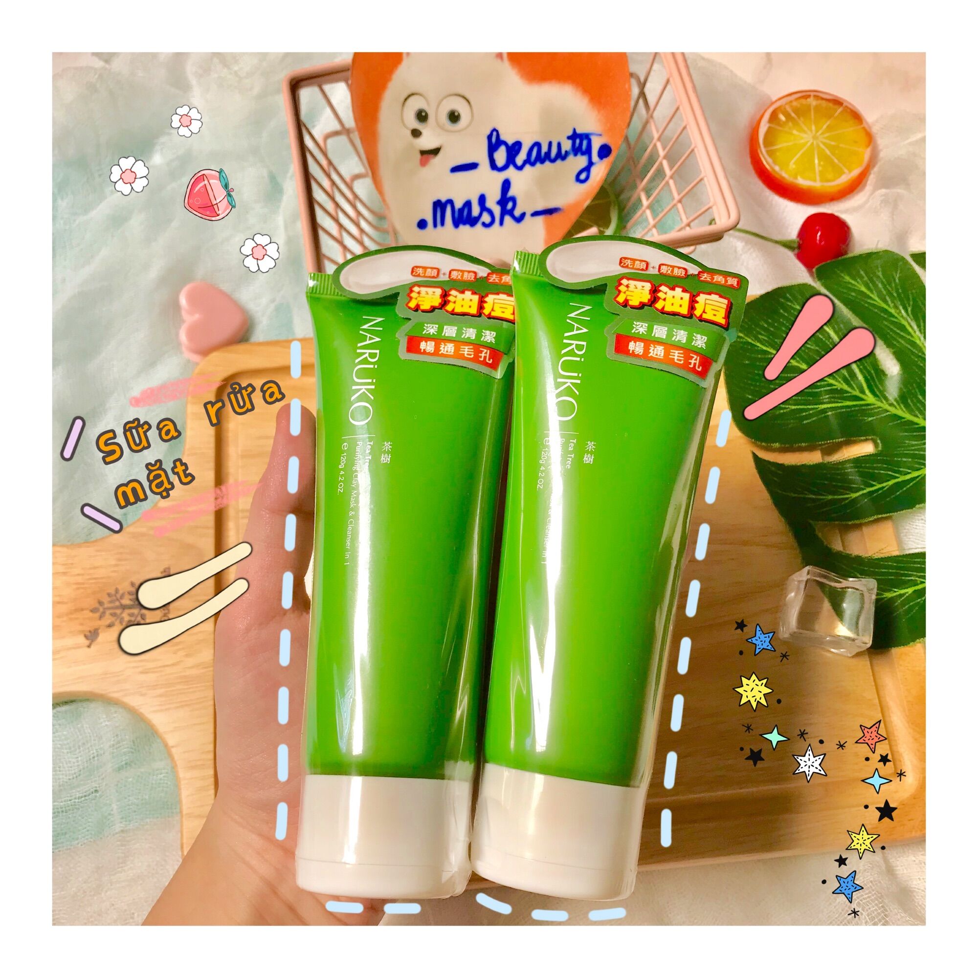 ✨ Sữa rửa mặt tràm trà Naruko Đài Loan (hàng chính hãng - Có Sẵn) ✨