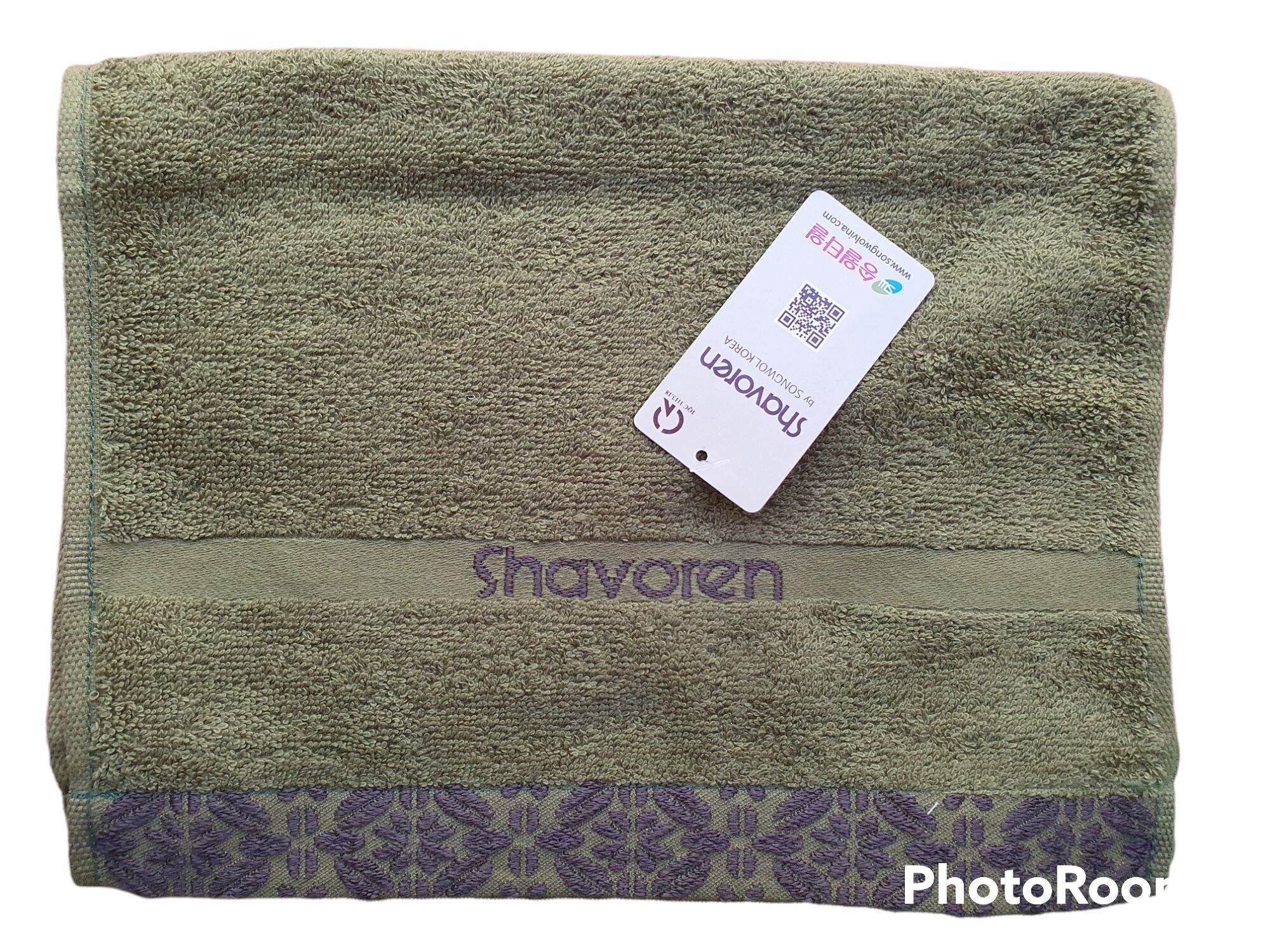 Khăn mặt 100% cotton Shavoren (Cty Songwol Hàn Quốc) họa tiết