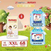 [20h 7-10.8 QUÀ TẶNG ĐH 699K]  Tã quần Huggies Skin Perfect XXL size Mega Jumbo 64+4 miếng