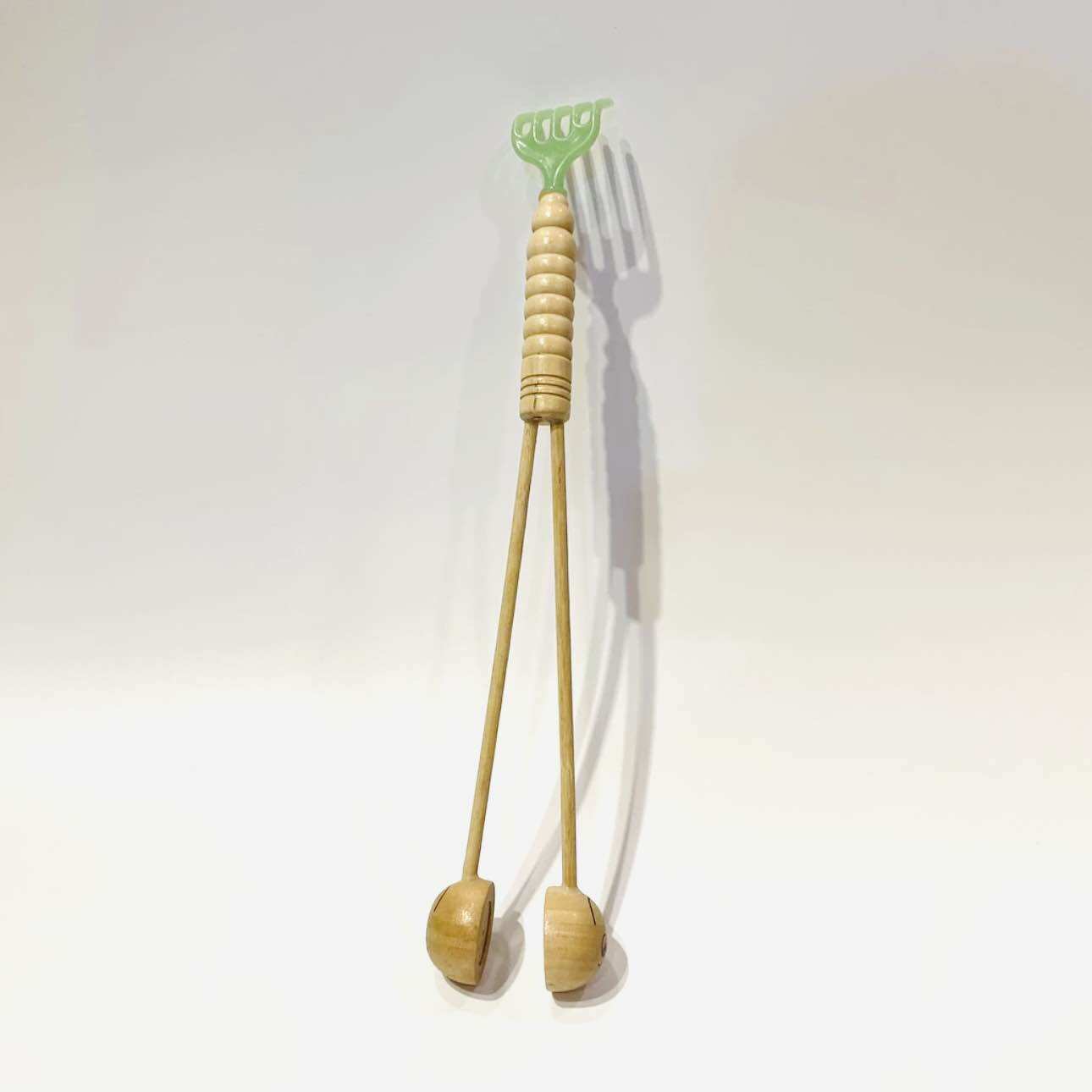 CÂY GÃI ĐẤM LƯNG 2IN1 BẰNG TRE
