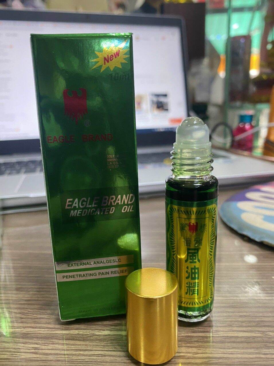 [HCM]3 CHAI DẦU GIÓ DẠNG LĂN SINGAPORE HIỆU CON Ó 10ML ( CAM KẾT CHÍNH HÃNG 100% )