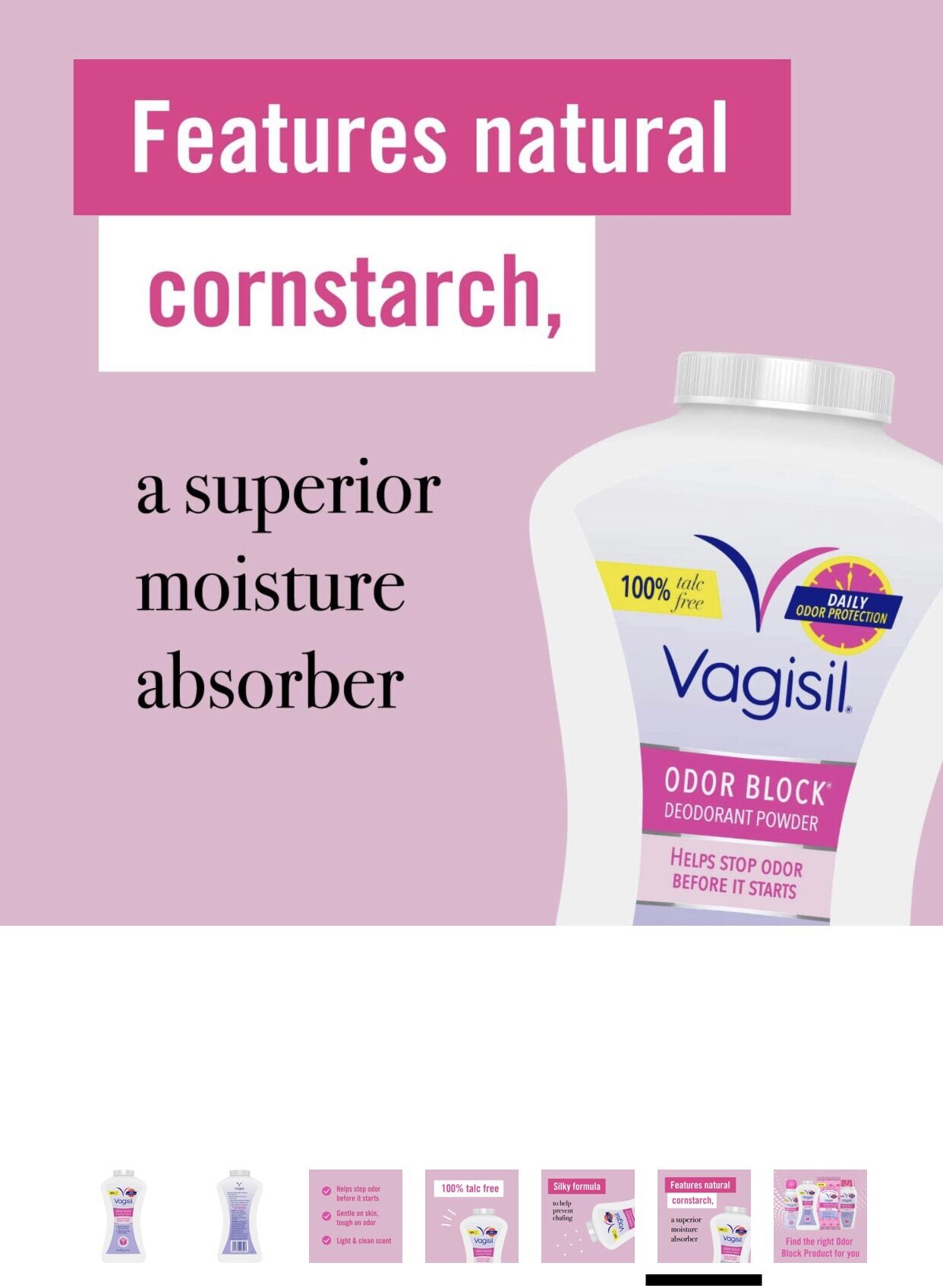 [HCM]PHẤN RÔM DÀNH CHO VÙNG PHỤ KHOA VAGISIL