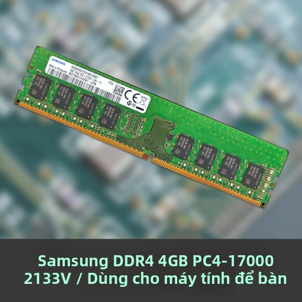 Samsung | Samsung Electronics Ddr4 4Gb Pc4-17000 (2133V) Desktop Memory Giá 657,300 Đồng*Miễn phí vận chuyển