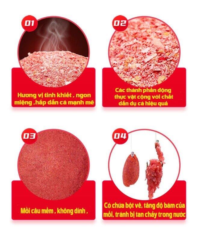 Mồi Câu Cá Chép, Diếc, Trắm, Rô Phi SHU XIANG
