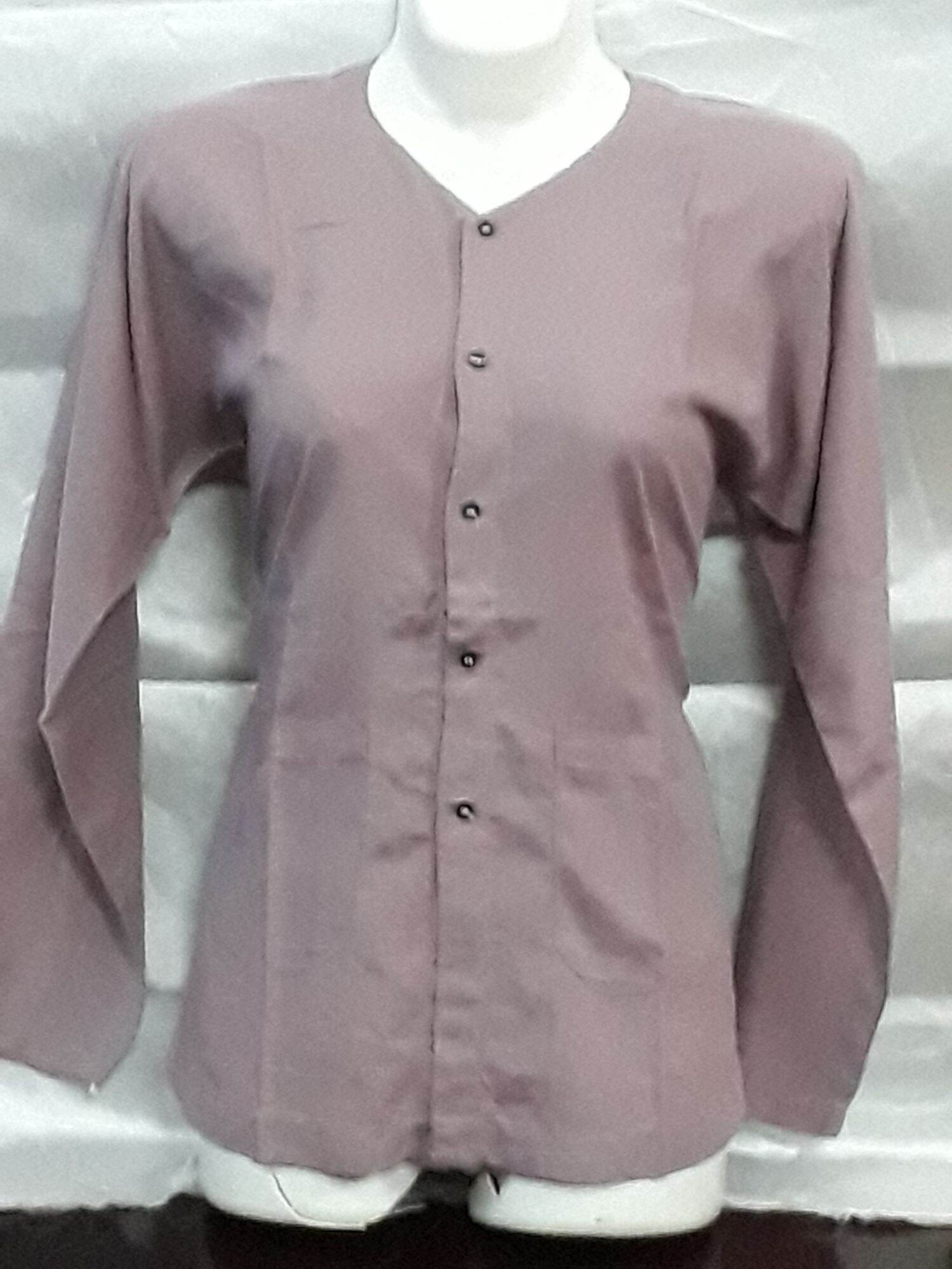 Áo lanh mầu dài tay dành cho bà già (36 - 70 kg)