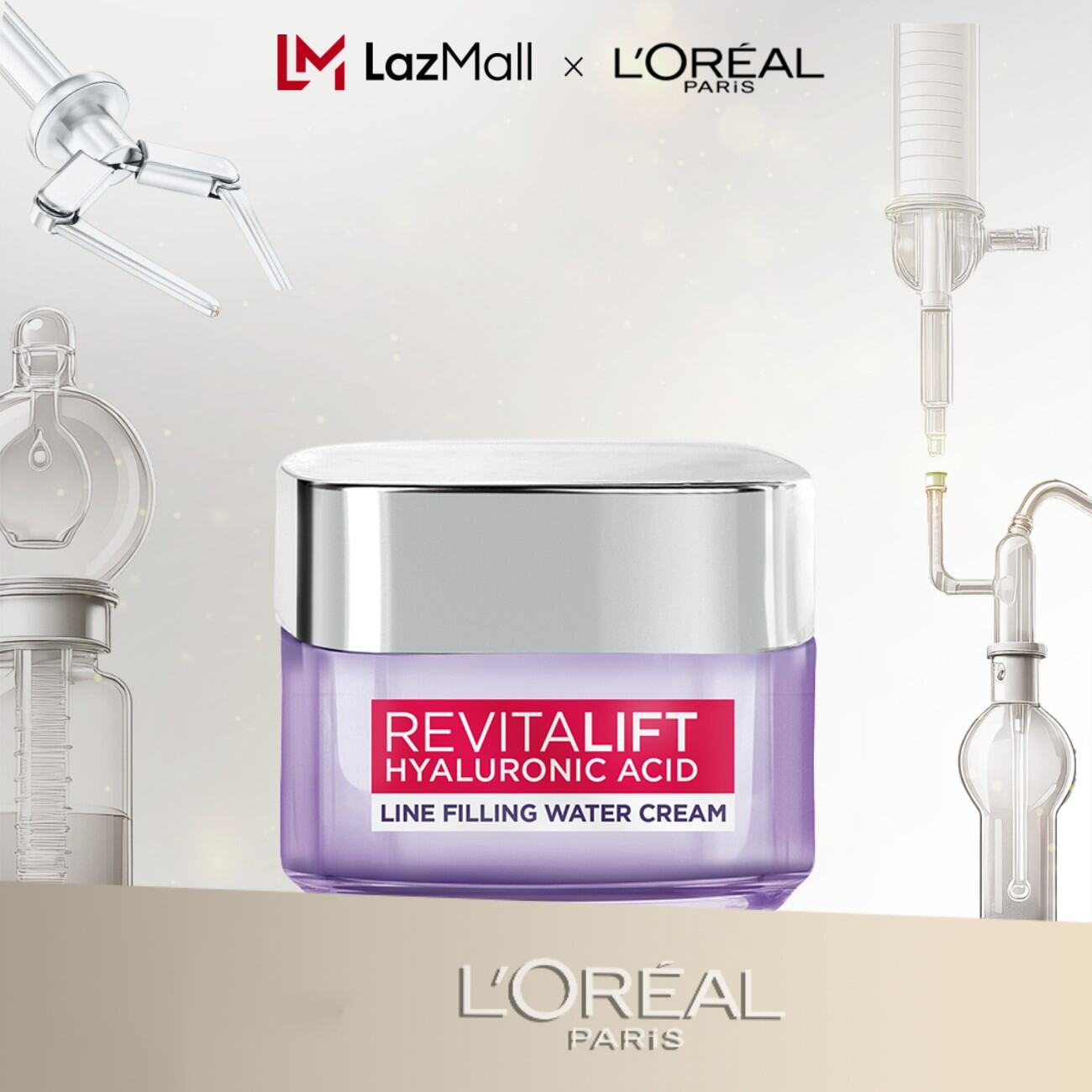 Kem dưỡng siêu cấp ẩm căng mịn da L'Oreal Paris Revitalift Hyaluronic Acid 50ml