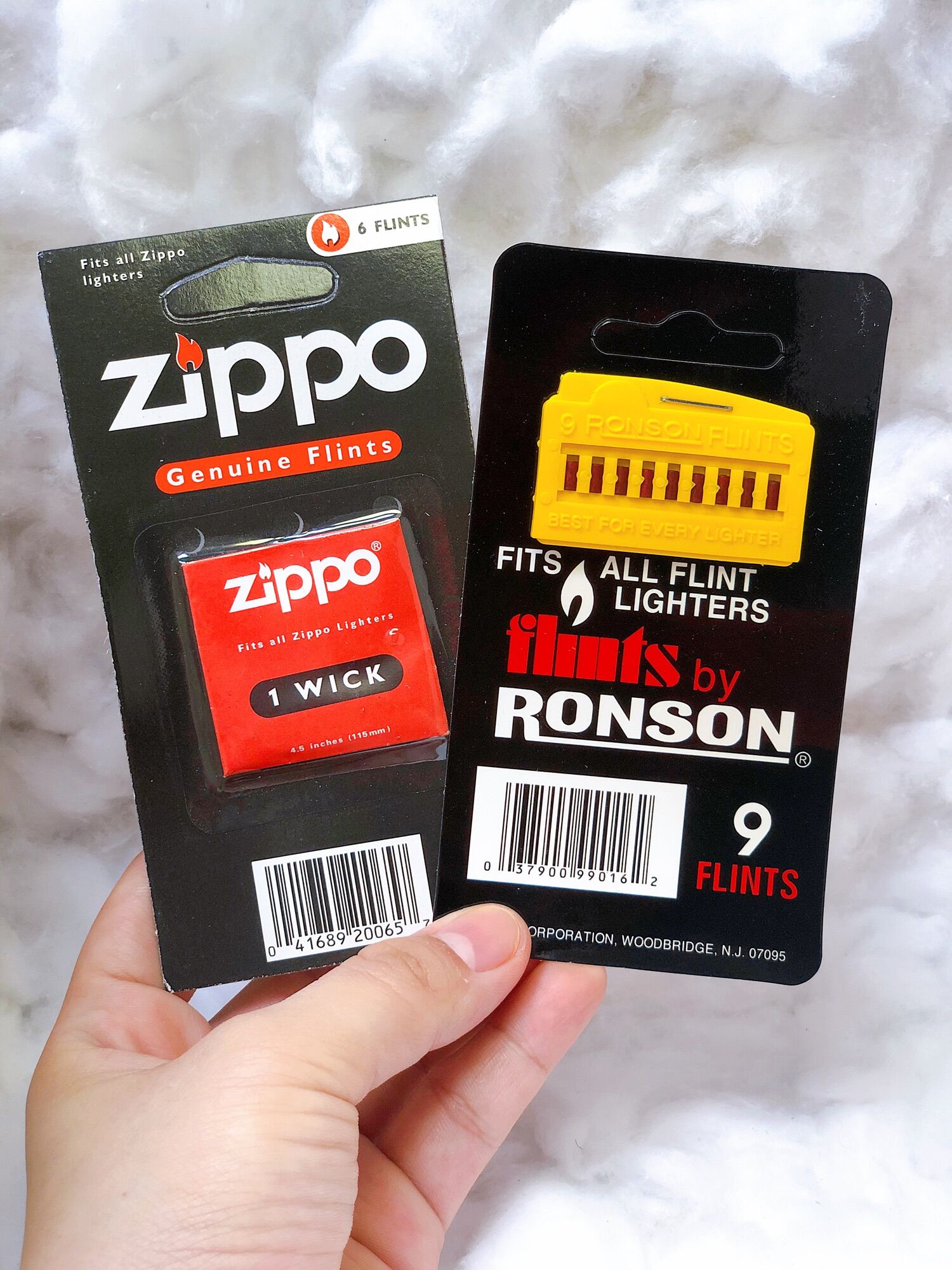 Combo 1 đá + 1 bấc zippo chính hãng