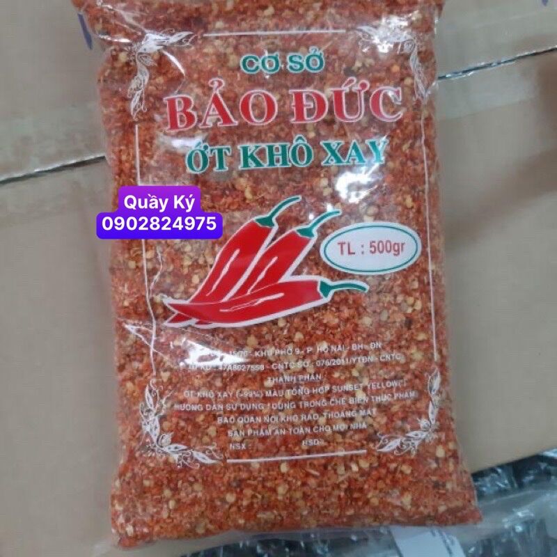 Bột ớt xay bảo đức 500gr